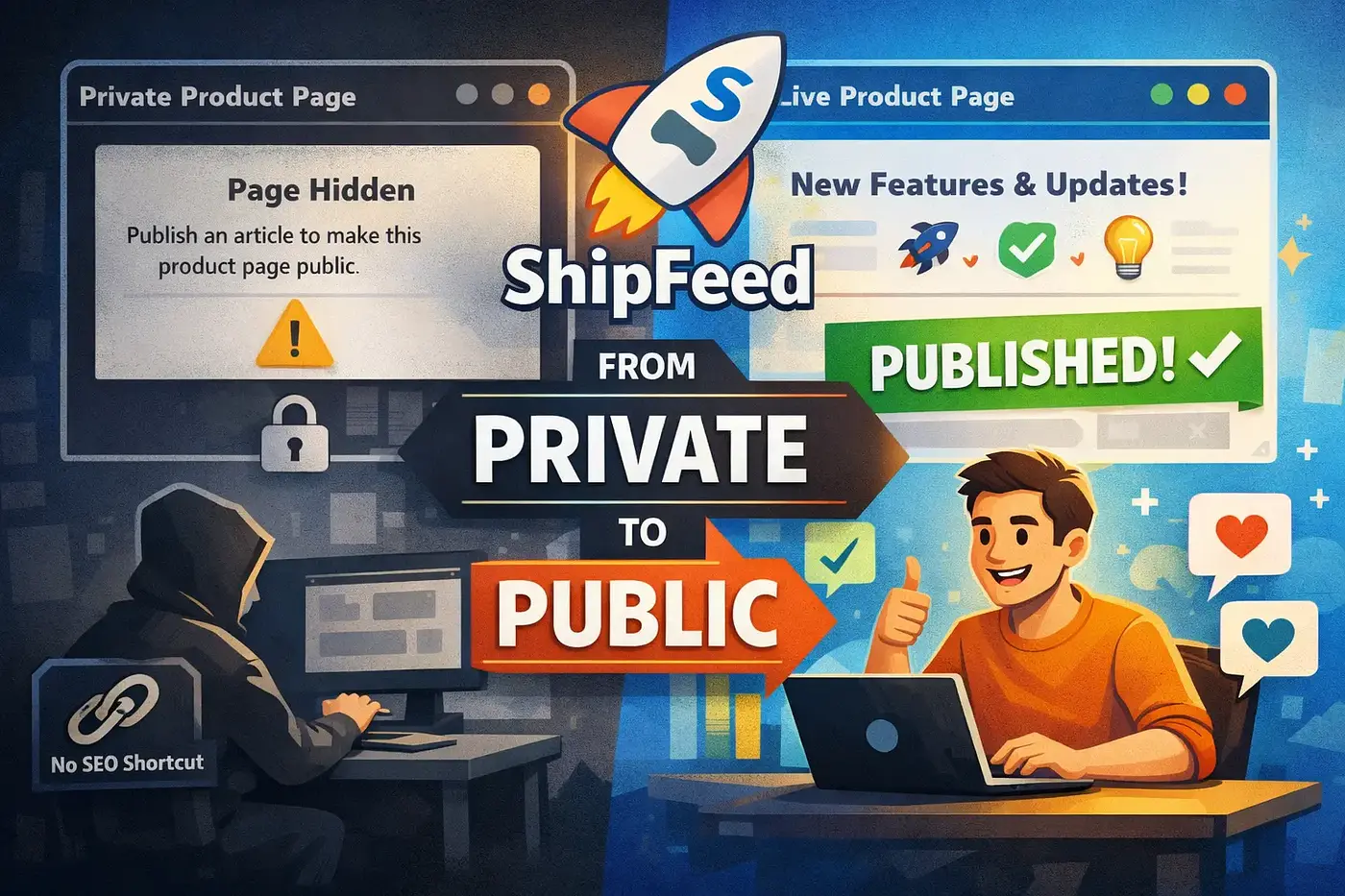 Why I made product pages private until you publish a real update